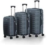 Juskys&reg; Hartschale Kofferset Reisekoffer 3 teilig - Zahlenschloss,...