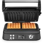 Waffeleisen Belgische Waffel mit 7 Br&auml;unungsstufen - 1600 Watt