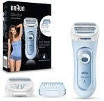 Braun Ladyshaver Silk-&eacute;pil, Damenrasierer Elektrisch, LS5160, Blau - 3-in-1