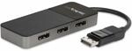 StarTech.com 3-Port Multi-Monitor DisplayPort Adapter, DP auf 3x DisplayPort 1.4