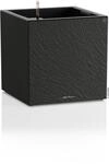LECHUZA-Pflanzgef&auml;&szlig; Canto Slatestone 40 Low Dark Grey, Pflanzgef&auml;&szlig; mit