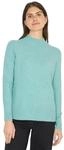 Cecil Cosy Turtleneck Pullover Foam Blue Melange M