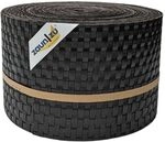 zaun|zu&reg; Rattan 26 Meter Rolle 19cm hoch | Sichtschutzstreifen PE f&uuml;r
