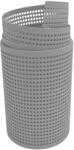 zaun|zu&reg; Rille Sichtschutzstreifen GELOCHT | 30% Lochmuster | PP f&uuml;r