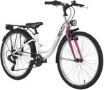 DACAPO Kinderfahrrad 24" Cindy 7 G&auml;nge RH 32 cm - Ab 8 Jahre (Wei&szlig;)