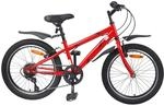 vidaXL Kinderfahrrad 24 Zoll 6-Speed f&uuml;r 8-12 Jahre alt Rot, Abenteuerbike,