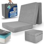 Beautissu Premium XL Klappmatratze 90x200cm G&auml;stebett faltbar inkl. Husse &ndash; extra