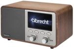 Albrecht DR760 DAB+ Digitalradio mit UKW, DAB+, Musik-Streaming, 4,3" Farbdisplay und