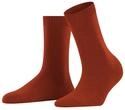 FALKE Damen Socken Cosy Wool W So Wolle Kaschmir einfarbig 1 Paar, Orange Red Clay