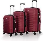 Juskys&reg; Hartschale Kofferset Reisekoffer 3 teilig - Zahlenschloss,...