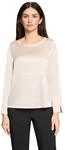 Betty Barclay Damen Schlupfbluse mit U-Boot-Ausschnitt 40, beige