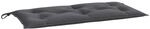 vidaXL Gartenbank-Auflage Anthrazit 100x50x7 cm Oxford-Gewebe