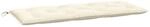 vidaXL Gartenbank-Auflage Creme 120x50x7 cm Oxford-Gewebe