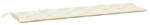 vidaXL Gartenbank-Auflage Creme 200x50x7 cm Oxford-Gewebe