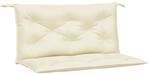 vidaXL Gartenbank-Auflagen 2 STK. Creme 100x50x7 cm Oxford-Gewebe