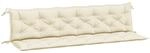 vidaXL Gartenbank Auflagen 2 STK., Gartenbank Auflage mit Hohlfasern,...