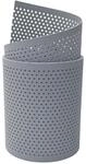 zaun|zu&reg; Premium Sichtschutzstreifen GELOCHT | genarbte Oberfl&auml;che | 20% Lochmuster