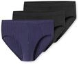 Schiesser Herren 3 Pack Unterw&auml;sche Slips mit weichem Bund Bio Baumwolle Multipack -
