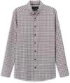 bugatti Herren Hemd Langarm 9350-18400E Modern Fit kariert Button-Down-Kragen