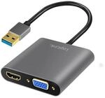 LogiLink Adapter USB 3.0 auf VGA/HDMI, UA0234