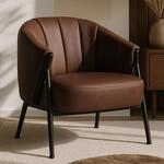 Mendler Sessel HWC-P30, Polster-/Cocktail-/Clubsessel Lounge Chair Vintage Retro