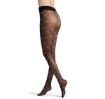 Hudson Damen Strumpfhosen Daisy Blumenmuster 20 den appearance Black 0005 44-46