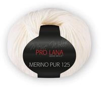 PRO LANA Merino Pur 125 - Farbe: 01-50 g/ca. 125 m Wolle