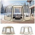 VEVOR Pop-up-Bubble-Zelt, 366 x 345 x 220 cm, transparentes Campingzelt,