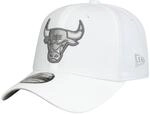 New Era 39Thirty Stretch Cap - Chicago Bulls Optic White L/X