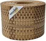 zaun|zu&reg; Rattan 10x Einzelstreifen 2,55 Meter x 19cm | Sichtschutzstreifen PE f&uuml;r
