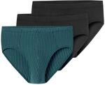 Schiesser Herren 3 Pack Unterw&auml;sche Slips mit weichem Bund Bio Baumwolle Multipack -
