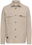 camel active Herren Overshirt mit Taschen Beige, Menswear-XXL