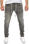 Yazubi Herren Sweathose in Jeansoptik Erik