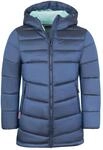 Trollkids Girls Trondheim Coat 128, lotus blue