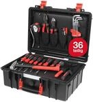 Wiha Lehrlingskoffer Set 36-teilig Basic L mechanic I Werkzeugkoffer gef&uuml;llt I