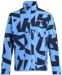 adidas Men's Terrex Multi Printed Full Zip Fleece Jacket, ray Blue/Legend Ink, M