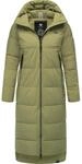 Ragwear Damen Wintermantel warmer wasserdichter und atmungsaktiver Steppmantel
