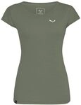 Salewa Puez Melange Dry T-Shirt W, Faded Green Melange, S