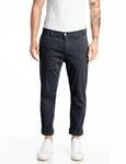 Replay Herren Chino Zeumar Slim-Fit Hyperflex X-Lite mit Stretch, Blau (Blue 010-1),