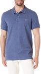 GANT Herren Slim Shield Pique Polohemd, Dark Jeansblue Melange, 3XL EU