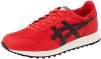 ASICS Herren Tiger Runner II Sneaker, Klassisches Rot Schwarz, 44.5 EU