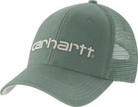 Carhartt - Herren-Kappe aus Segeltuch mit Mesh-Logo, Schiefergr&uuml;n / Malta,