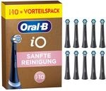 Oral-B iO Aufsteckb&uuml;rsten Sanfte Reinigung, Schwarz, 10 St&uuml;ck - Original