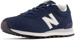 New Balance Herren 515 Sneaker, Nb Marineblau/Wei&szlig;/Aluminiumgrau, 45 EU