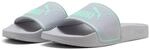 PUMA Leadcat 2.0 JR Slide Sandal, Vibrant Silver-Mint Jelly, 36 EU, Vibrant Silver