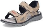 Rieker Herren Klassische Sandalen 26761-65 Weite Normal Klettverschluss Kunstleder