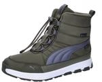 Puma Unisex Youth Evolve Boot PURETEX JR Sneaker, Dark Olive-Galactic Gray-Puma