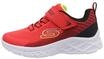 Skechers Sneakers,Sports Shoes, Rote Textil-Synthetik-schwarzer Rand, 36 EU