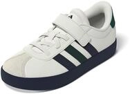 adidas Unisex Kinder VL Court 3.0 Hook and Loop Shoes Kids, core White/Collegiate