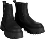 Buffalo Damen Stiefel Schuhe Stiefeletten Aspen Chelsea, Farbe:Schwarz,